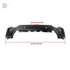 Black Split Front Bumper for GMC Sierra 2500HD 3500HD (2020–2023)