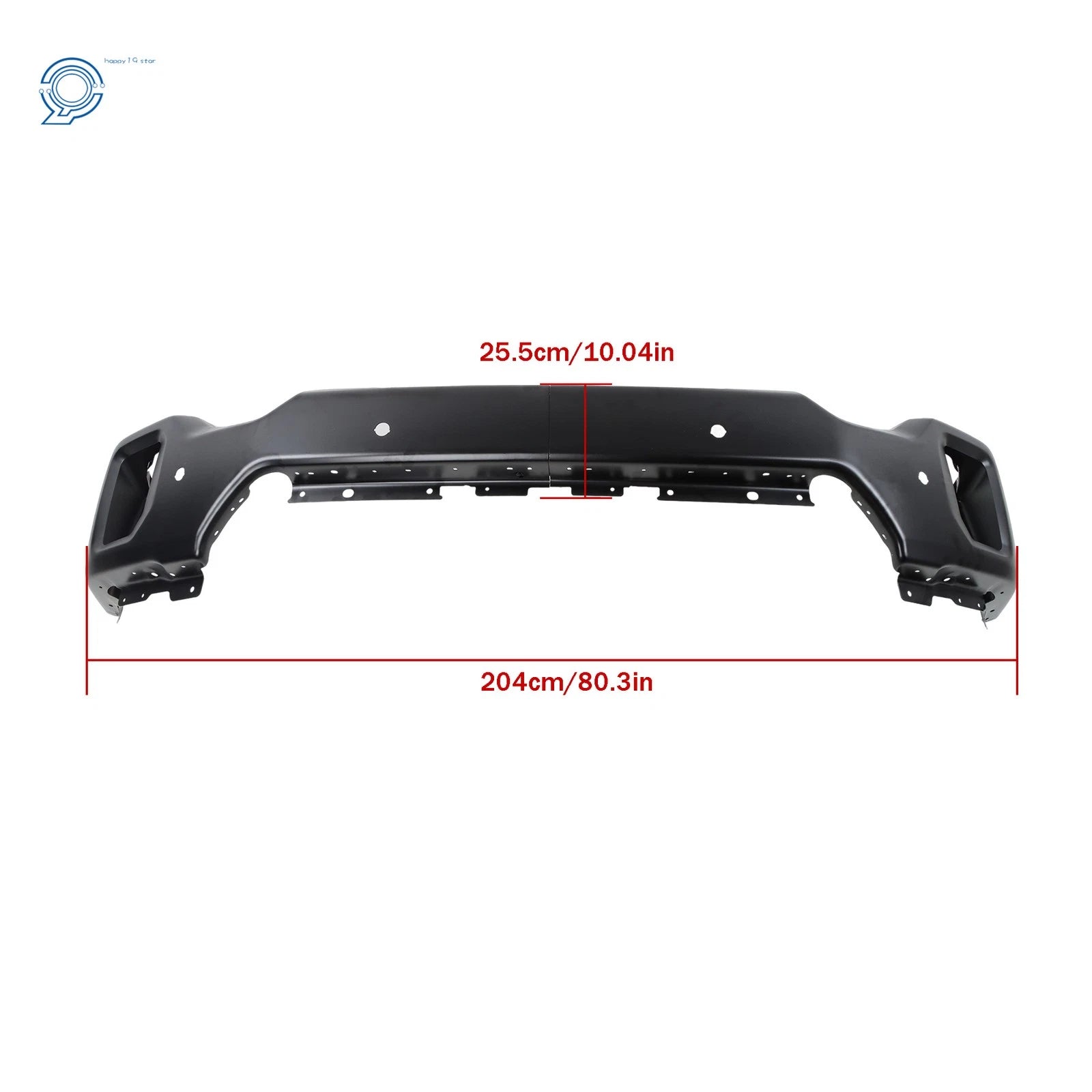Black Split Front Bumper for GMC Sierra 2500HD 3500HD (2020–2023)