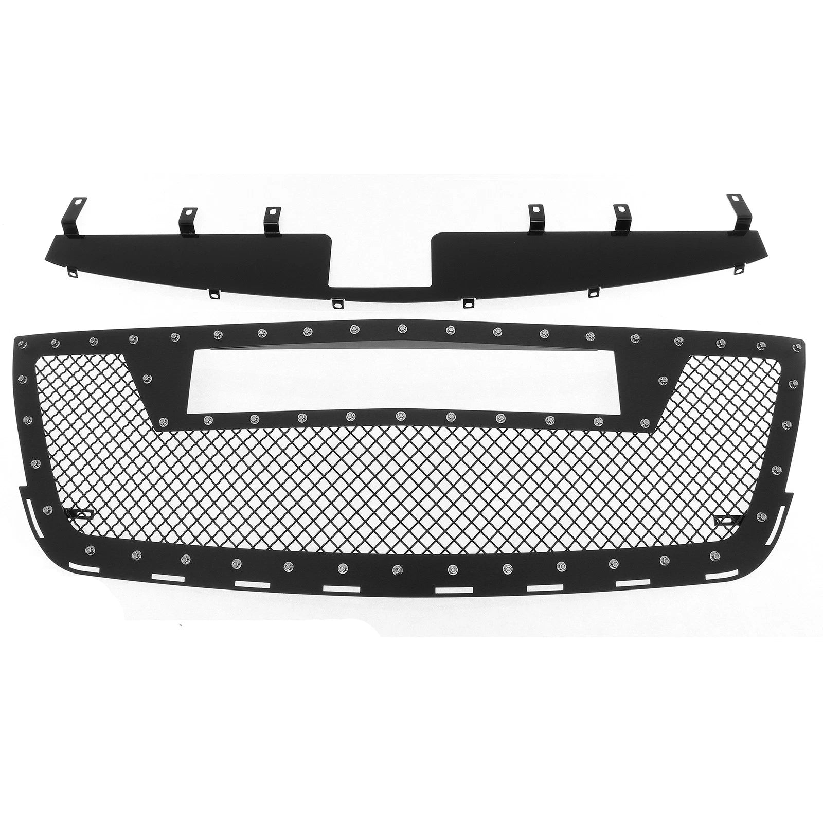 Stainless Black Mesh Rivet Grille for Chevy Colorado (2015-2020)