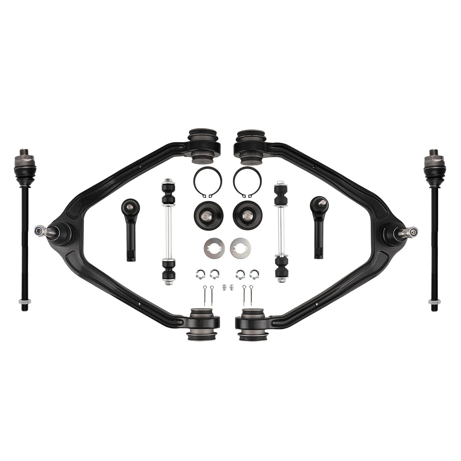 10x Front Upper Control Arms & Tie Rods for Chevy Silverado 1500 Tahoe (1999–2006)