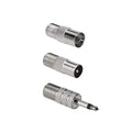 Telescopic Aerial Antenna 75 Ohm with TV & 3.5 Adapter for F Type 7120