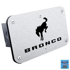 Tow Hitch Cover Brushed Finish for Ford Bronco (2021–2025) Class III 2"