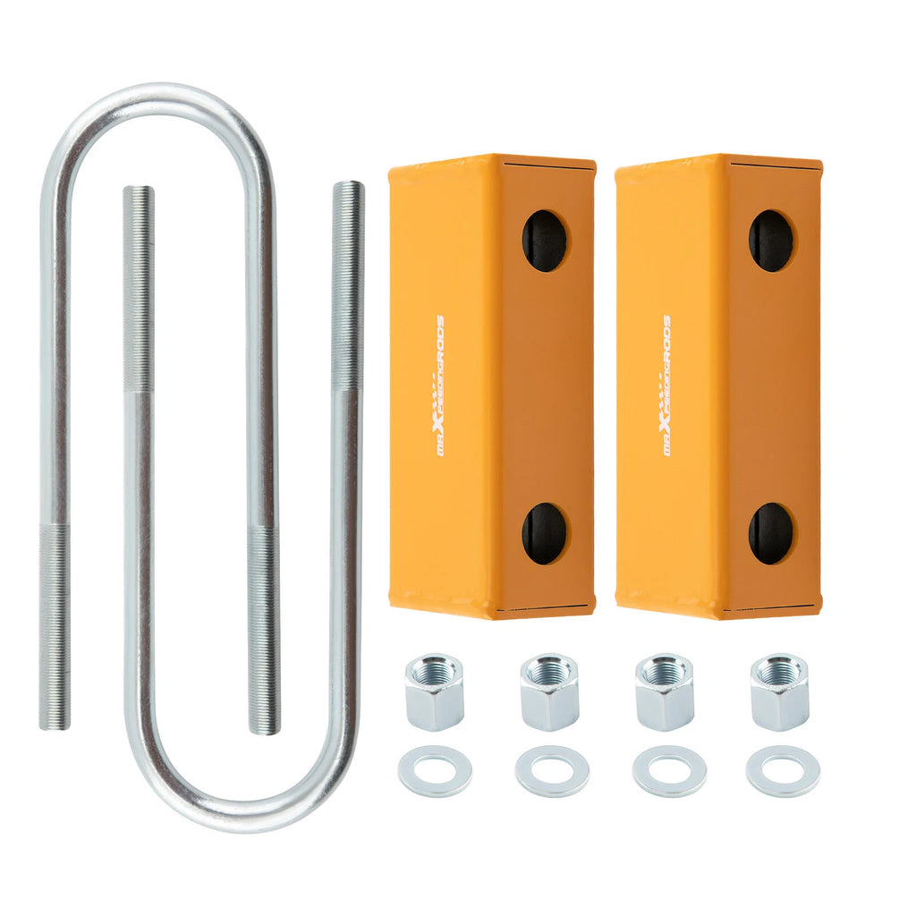 3" Drop Kit Lowering Blocks U-Bolts for Chevy C10/C1000 2WD (1960–1972)