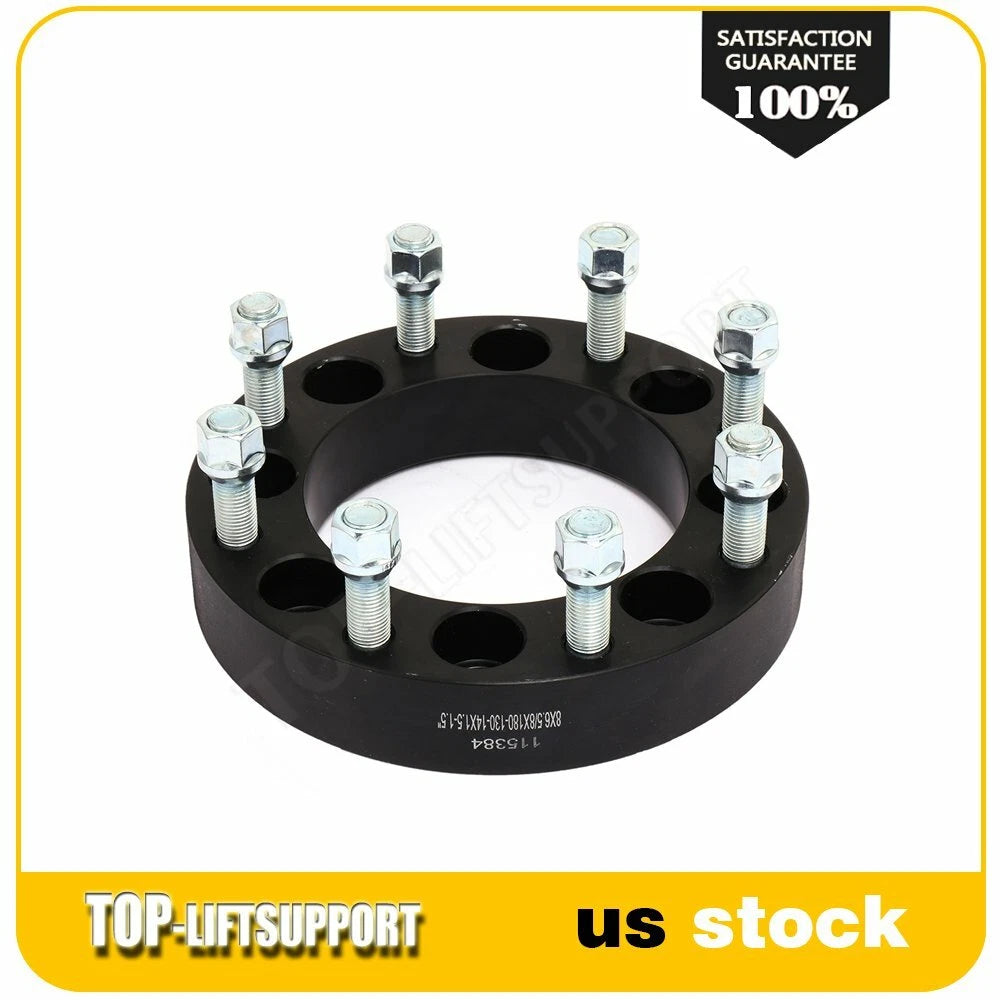 Set of 4 Wheel Adapters for Chevrolet Silverado 2500 HD (8x6.5 to 8x180)