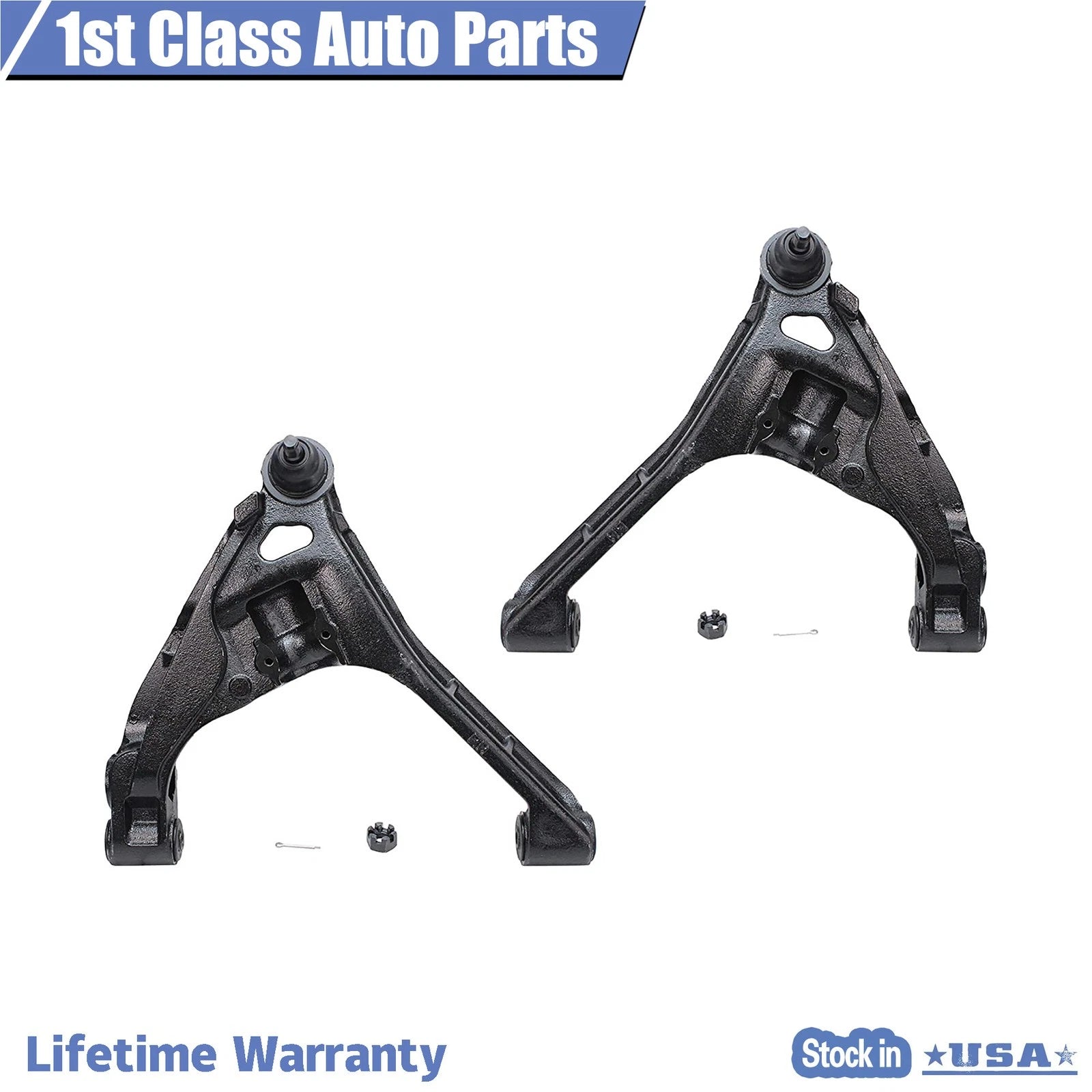 2X Front Lower Control Arm w/Ball Kit for Dodge Dakota Durango (2000–2004)