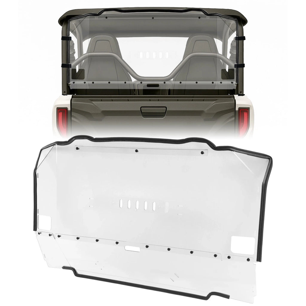 Rear Windshield for Yamaha Wolverine RMAX2 X2 1000 (2021–2024)