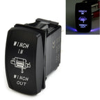 Winch IN OUT Switch for Polaris UTV Truck Boat (7 Pin, Blue LED)