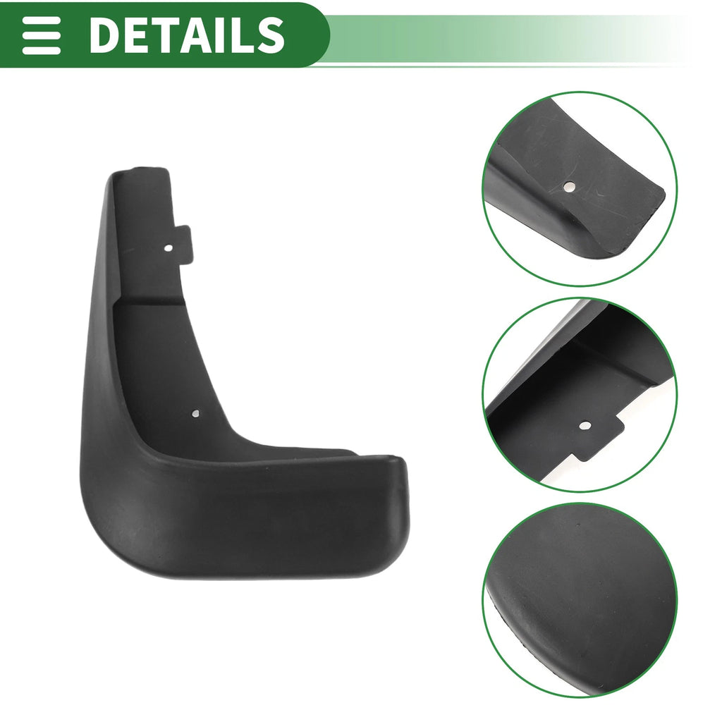 Set of 4 Mud Flaps Splash Guards for Mitsubishi Galant (2007–2012)