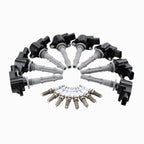 Set of 8 Ignition Coils & 8 Platinum Spark Plugs for Mercedes C216 W221