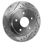 Disc Brake & Pad Kit for Dodge Grand Caravan (2008–2016) Cross-drilled