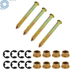 Heavy Duty Door Hinge Pin Bushing Kit for Ford F-150 F-250 F-350 Bronco