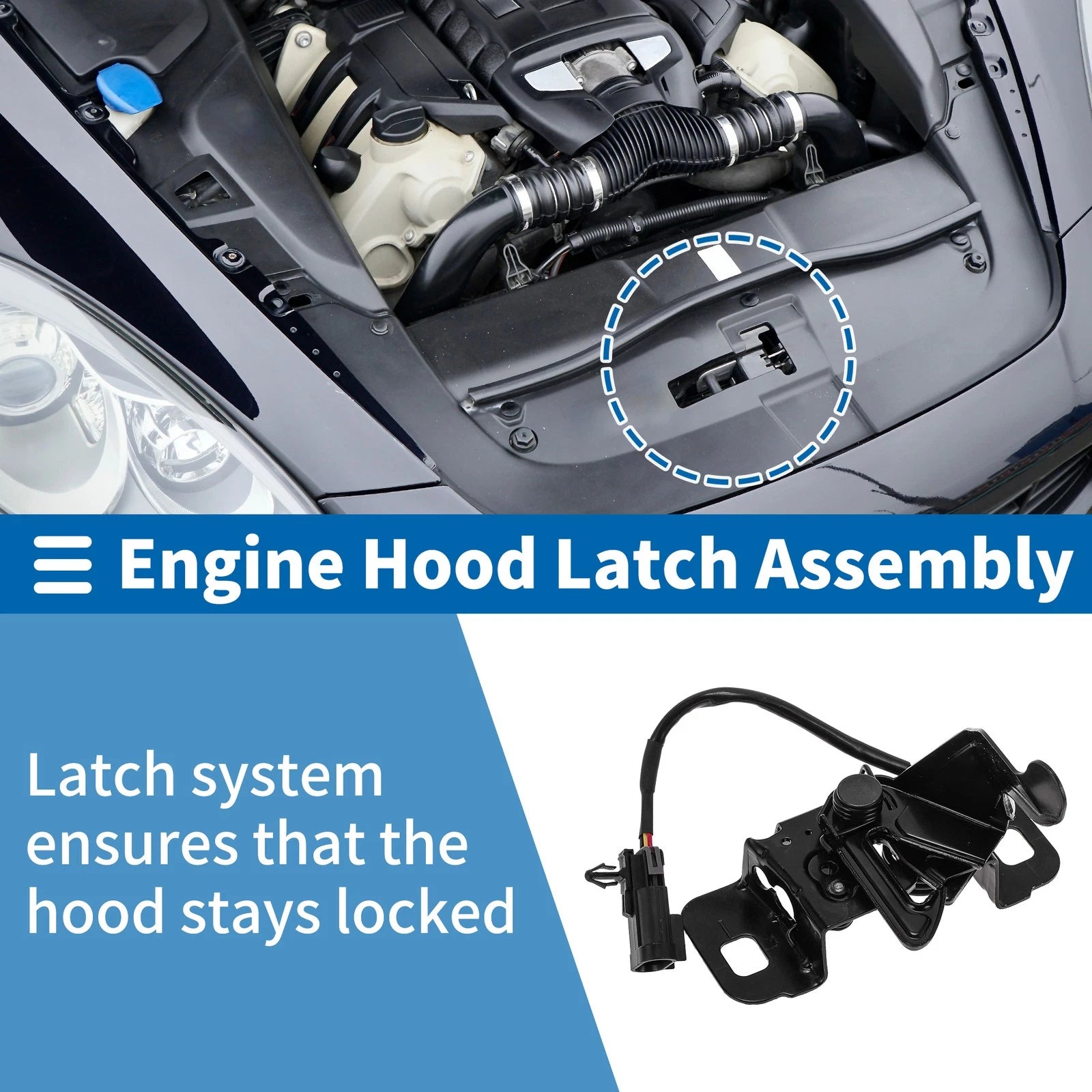 Hood Latch Assembly for Chevrolet Impala (2014–2020) No. 84156187 1 Pc