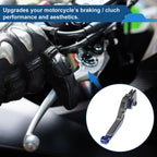 Adjustable Brake Clutch Levers for Honda CBR600RR (2007–2016) Titanium Blue
