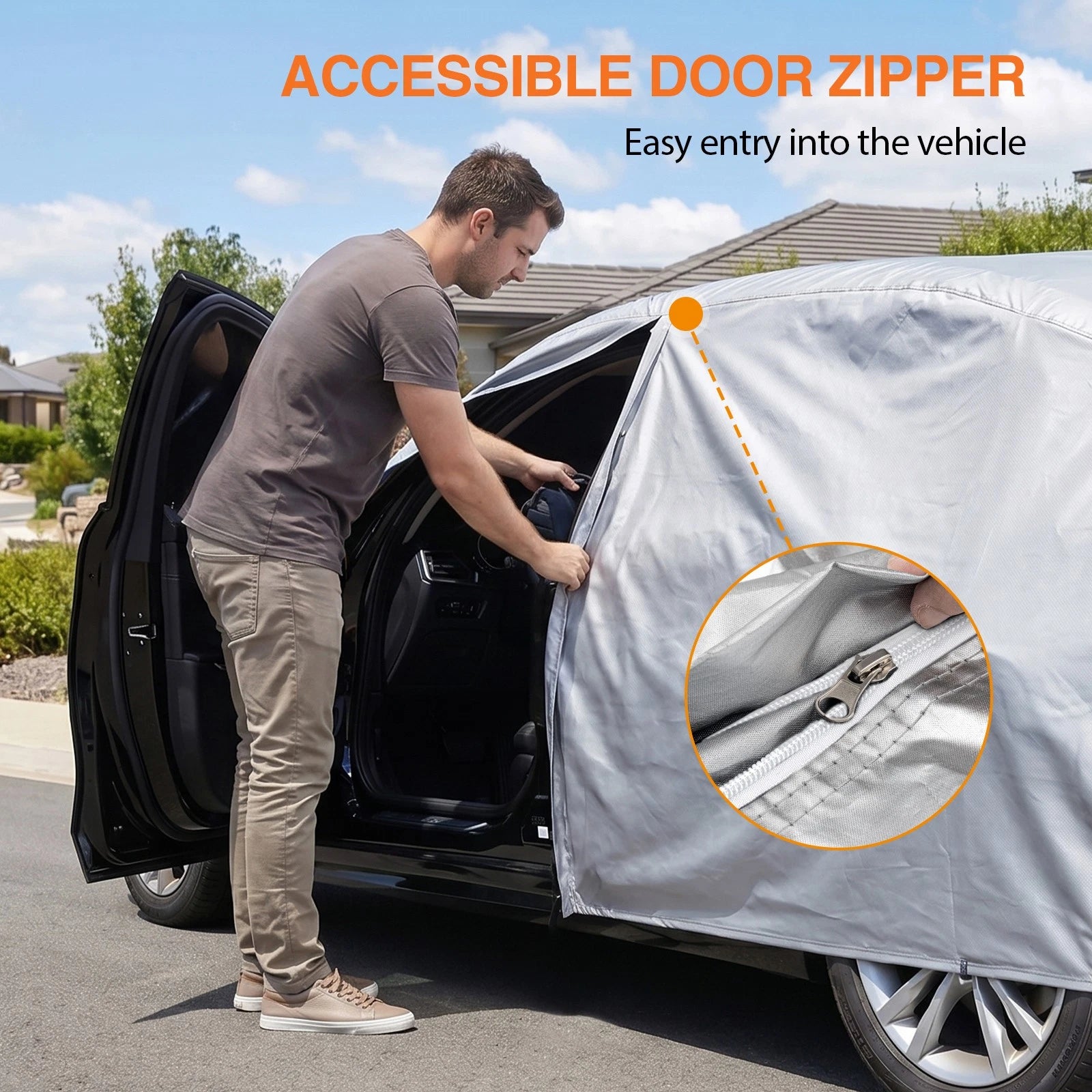 Heavy Duty Waterproof Car Cover for Cadillac ATS BLS CT4 (2013–2023)