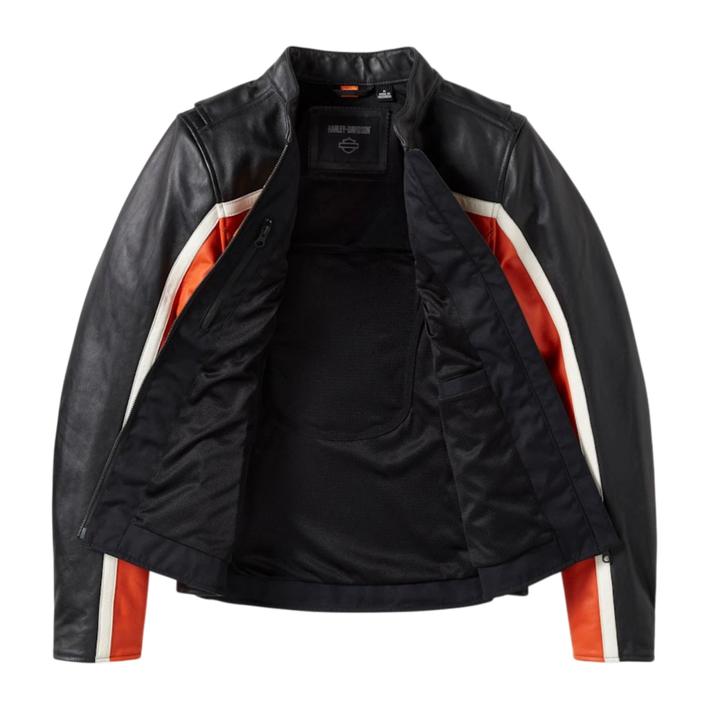 Harley-Davidson Trenton Leather Riding Jacket for Harley-Davidson (M)