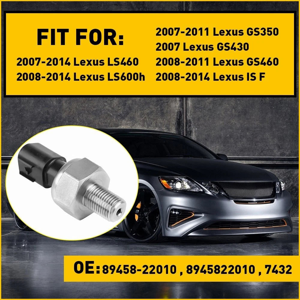 Pressure Fuel Sensor for Lexus GS460 (2008–2011) IS F (2008–2014) LS600h (2007–2014) LS460 (2007–2014)