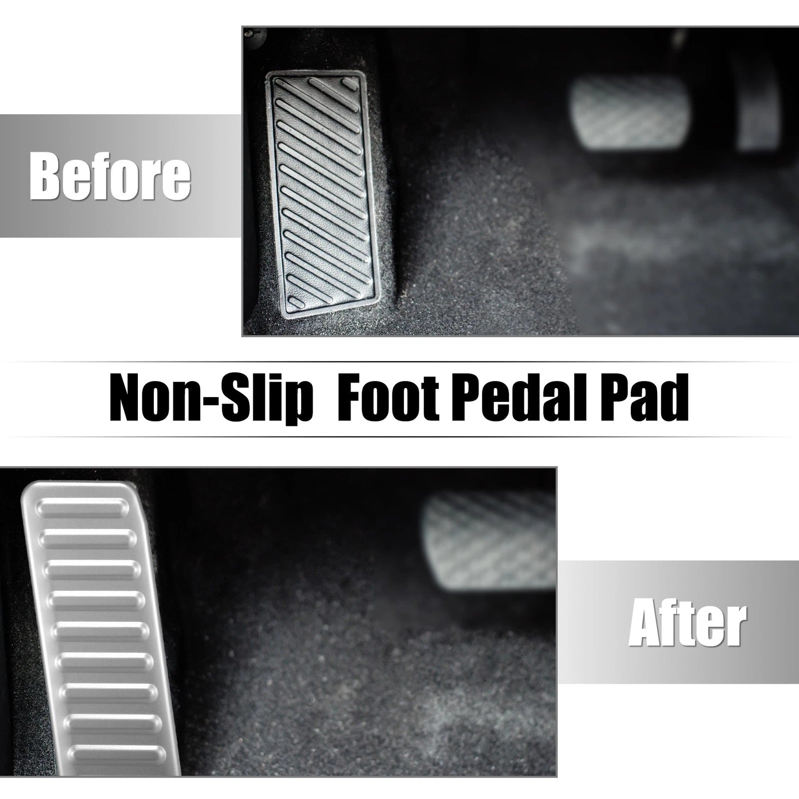 Aluminium Alloy Left Foot Rest Pedal for Ford Mustang (2015–2020)