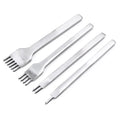Set of 4 Leather Craft Hole Chisel Tools 3MM, 4MM, 5MM, 6MM
