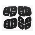 Set of 4 Steering Wheel Button Repair Stickers for GM Vehicles (2003–2011)