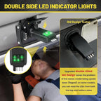 2-in-1 Trailer Plug Tester 4 Pin Flat & 7 Pin for RV Trucks