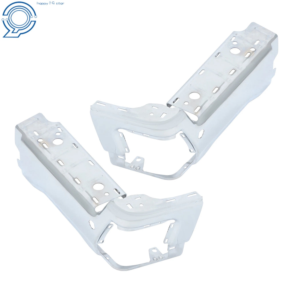 Set of 2 Rear Bumper End Caps Chrome for Ford F-250 F-350 F-450 (2023–2025)
