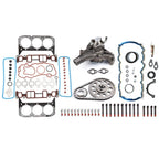 Full Gasket Set with Head Bolts & Timing Chain Kit for Chevrolet GMC 4.3L (1996–2002)