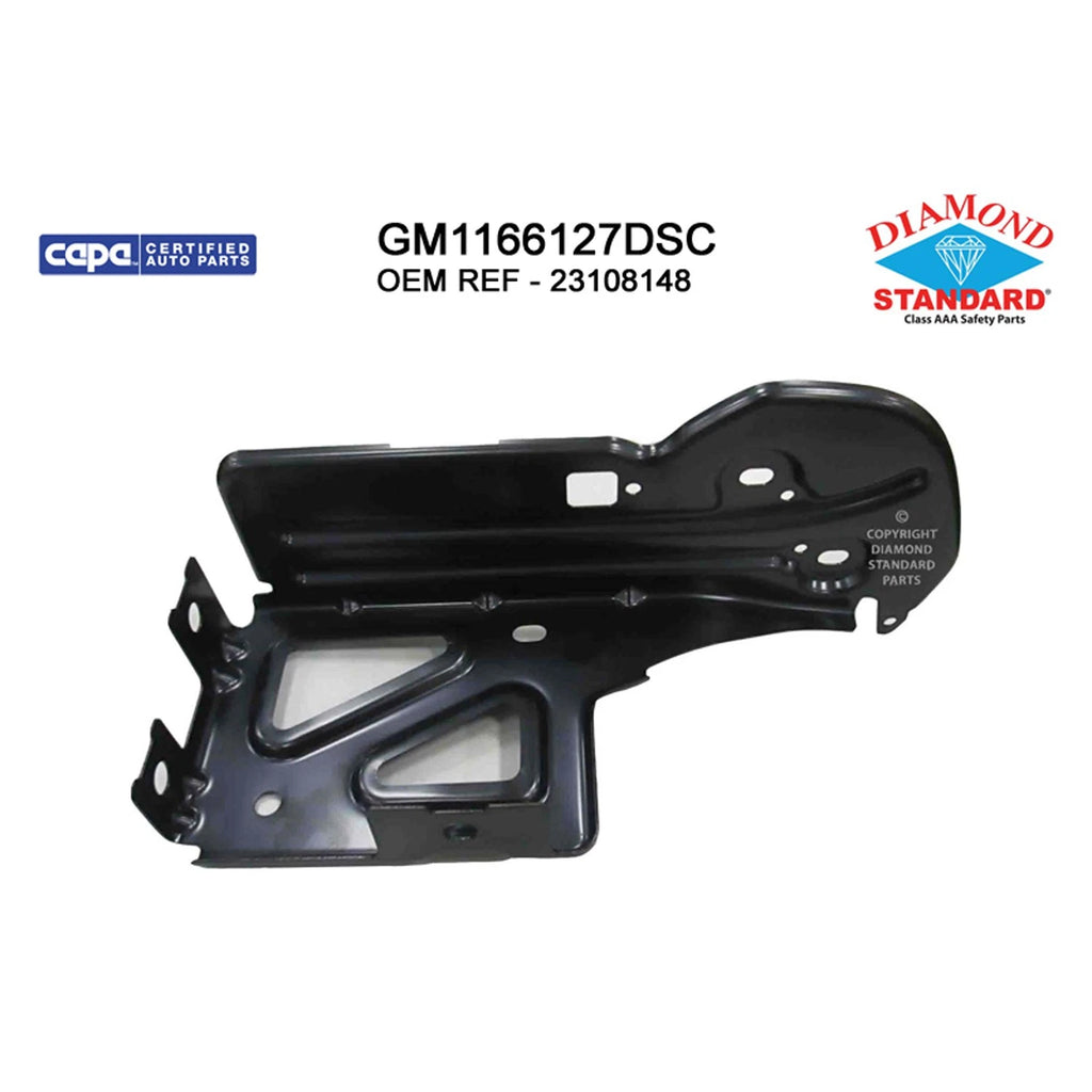 Replacement Steel Rear Driver Side Bumper Face Bar Brace (See Compatible Chart)