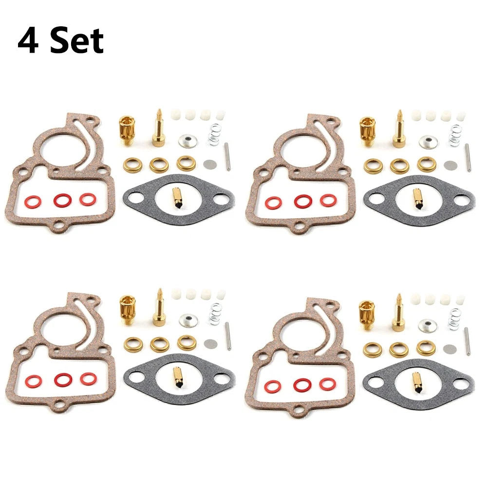 4X Carburetor Kit for Farmall Cub Tractor (251234R94, 364579R91, 355712R91)