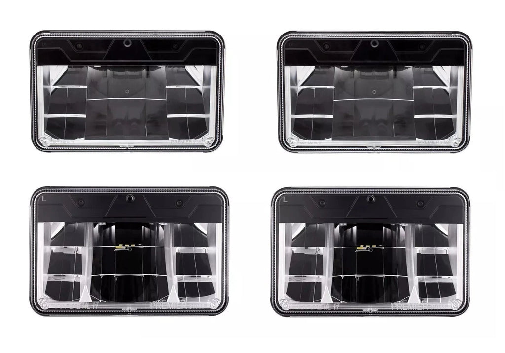 4x6 LED Headlights ULTRALIT Low High Beam Replacement for Universal (2000–2026)