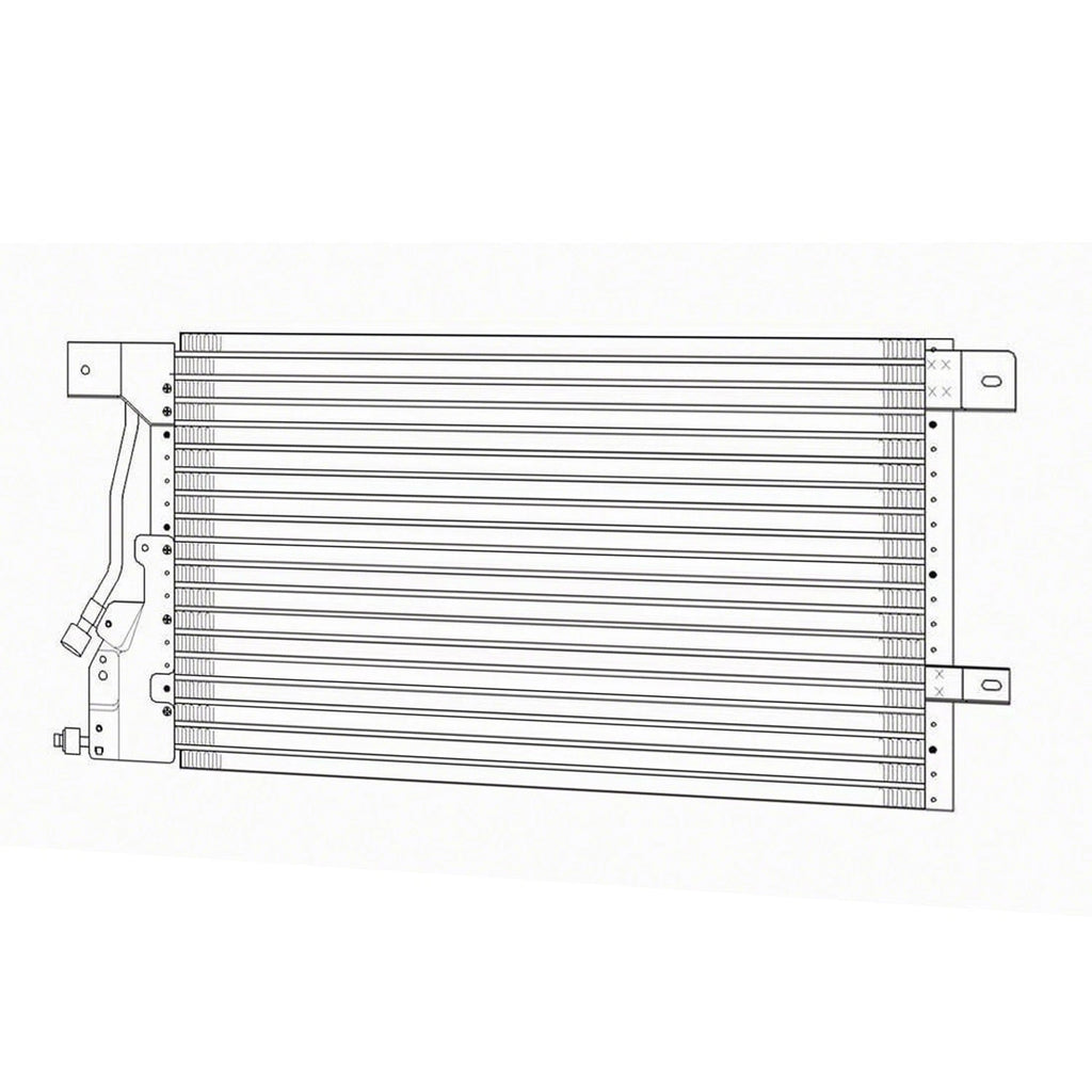 A/C Condenser Replacement Repair Part for Mercury Sable (1997–2005)
