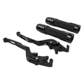 Fold Extendable Brake Clutch Levers & Handlebar Grips for Suzuki DL1000 (2002-2023)