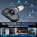 TPMS Tire Pressure Sensor for Jeep Wrangler 1987–1990 (4.2L) (4PCS)