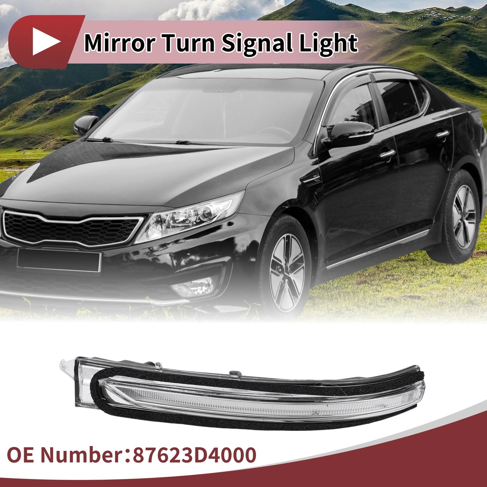 LED Mirror Turn Signal Light for Kia Optima (2017–2020) No. 87623D4000