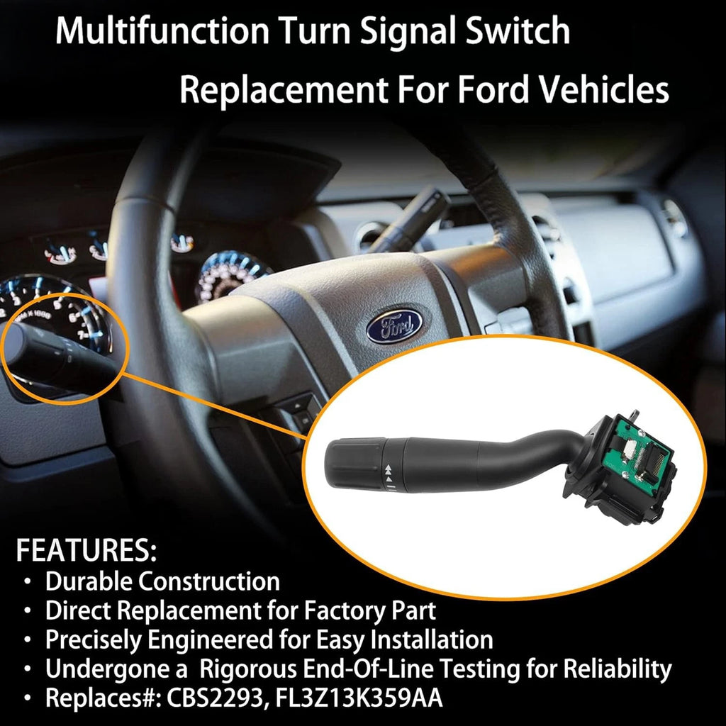 Turn Signal Wiper Switch for Ford F150/250/350/450/550 Super Duty (2015–2022) CBS2293
