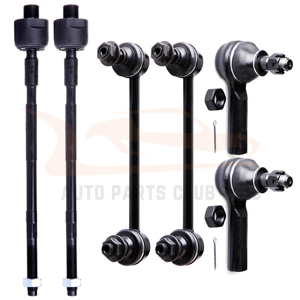 Set of 6 Front Steering Sway Bar Tie Rods for Nissan Pathfinder (1996–2004)