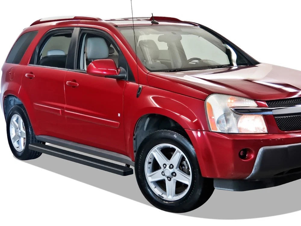 4" Matte Black Running Boards for Chevy Equinox (2005-2009)