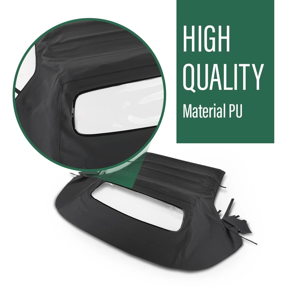 Convertible Soft Top & Plastic Window for Ford Mustang (2005–2014)