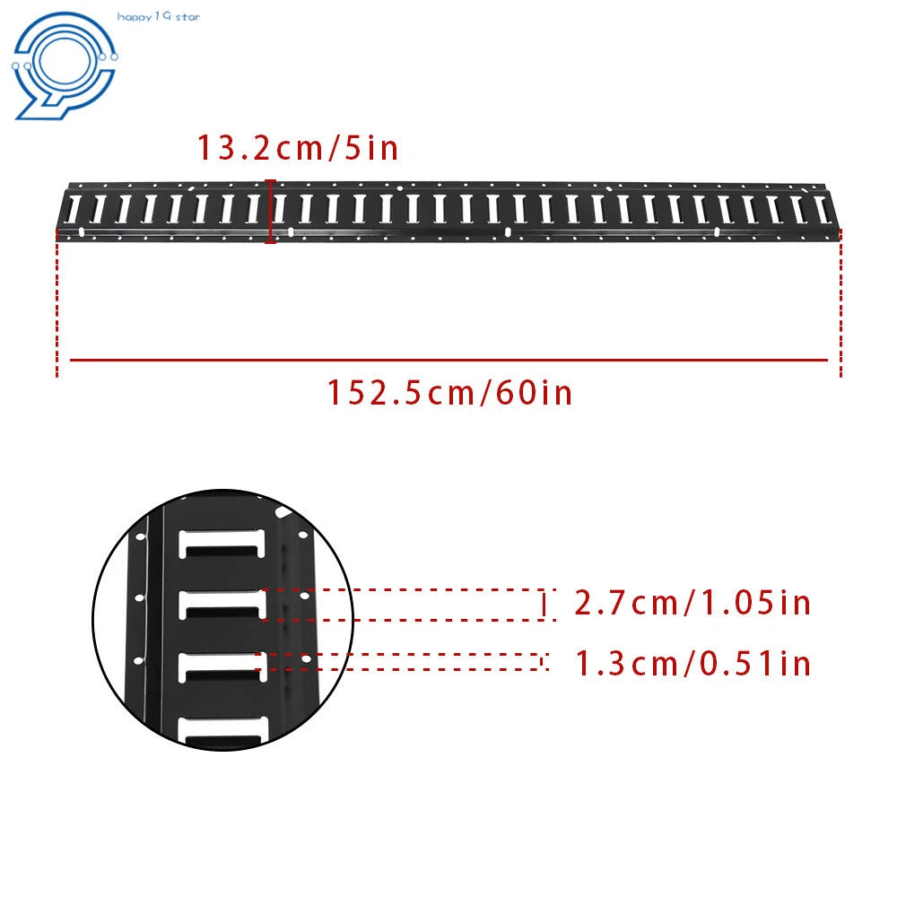 Set of 4 E-Track Tie-Down Rails for Various Models