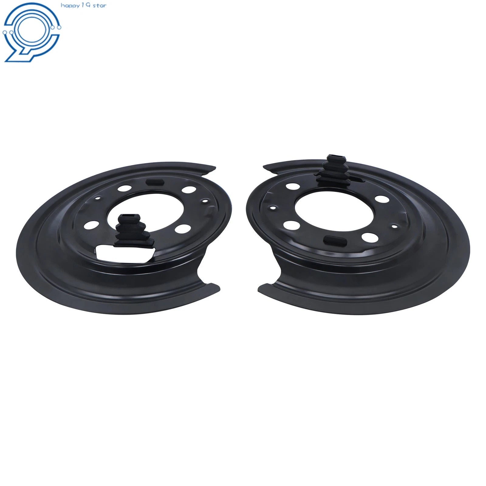Set of 2 Rear Brake Backing Plates for Ram Truck 2500 3500 (2009–2010)