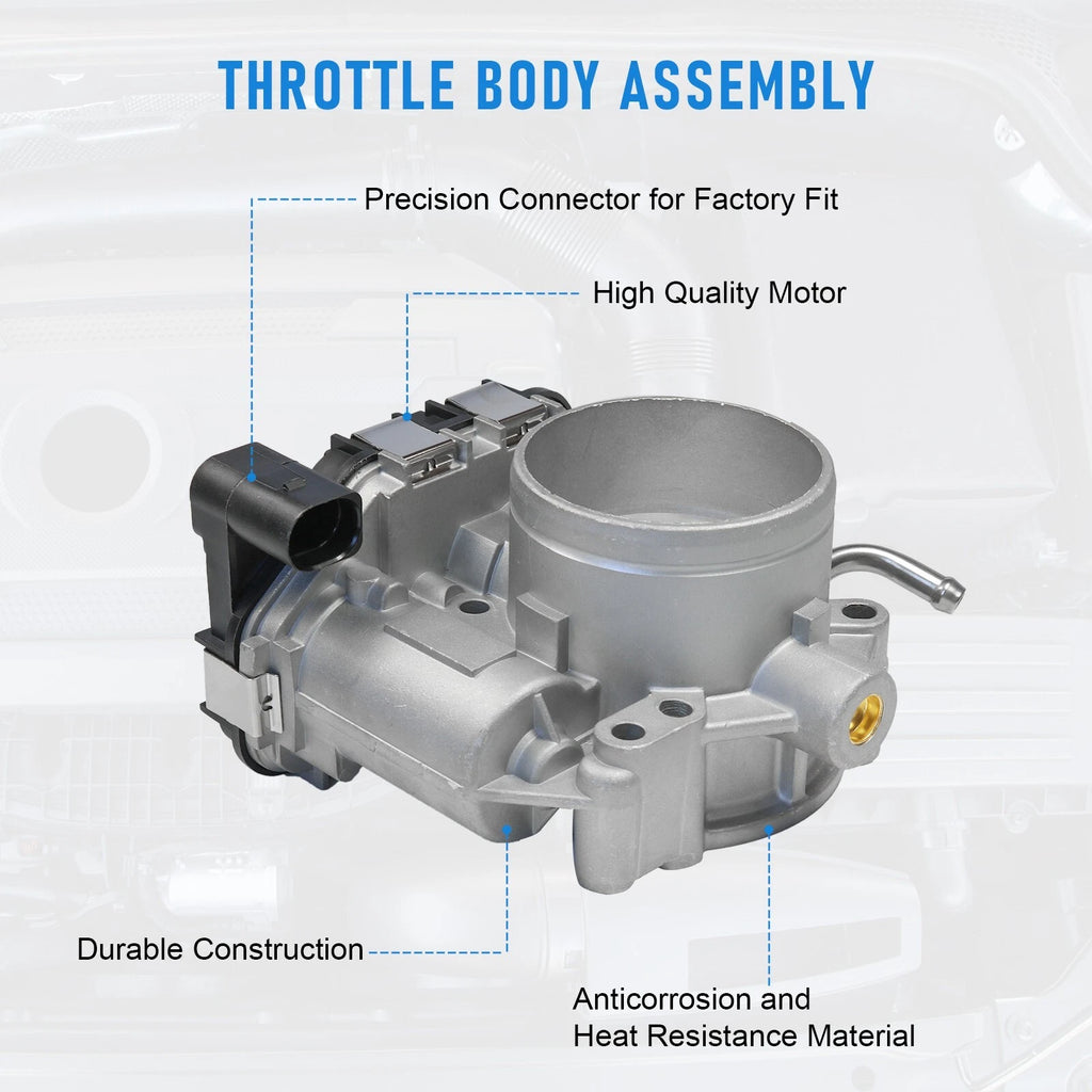 Throttle Body with TPS for VW Jetta Beetle Golf Passat (2008–2014)