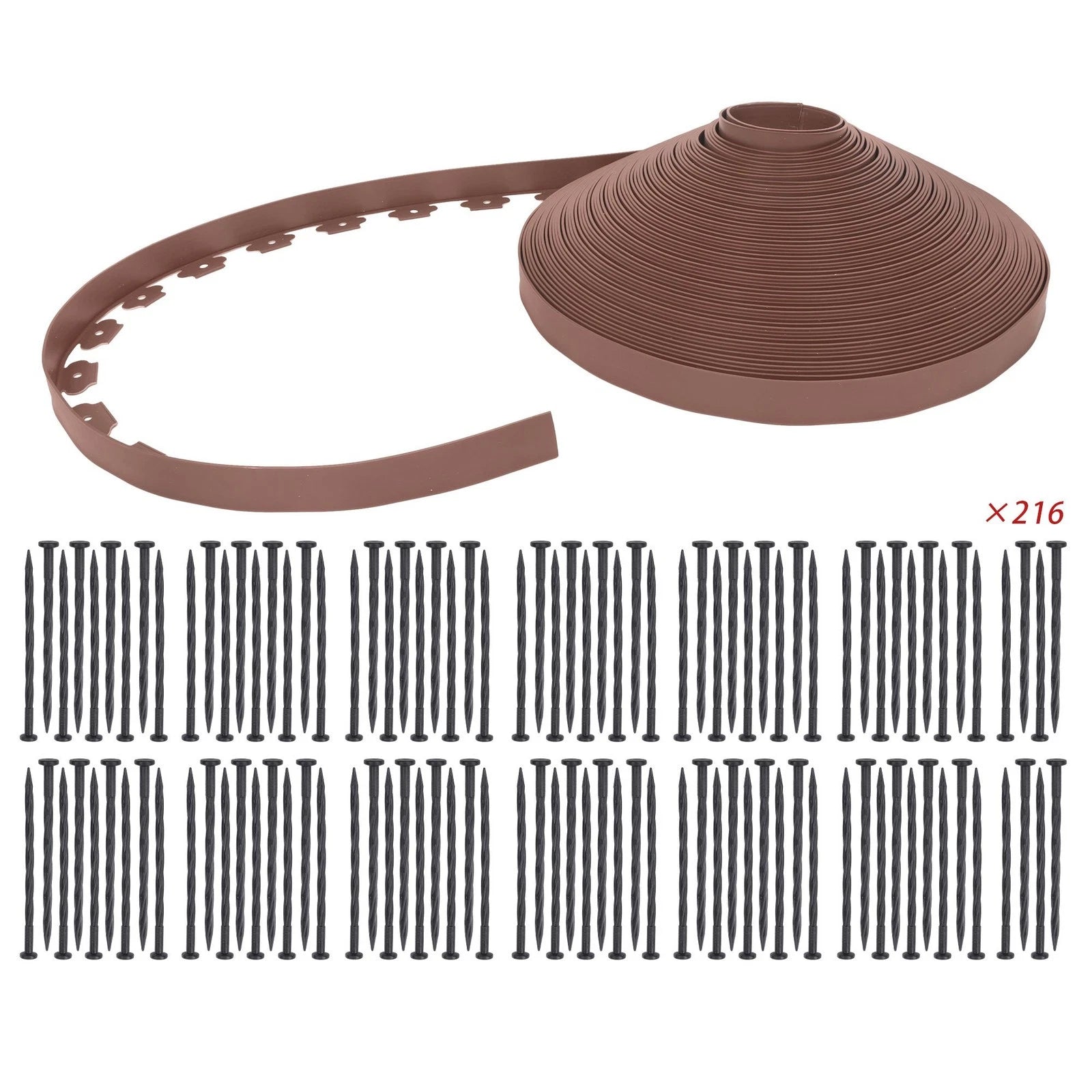 Garden Edge Lawn Grass Stone Isolation Strip for Landscape Design (2" High)