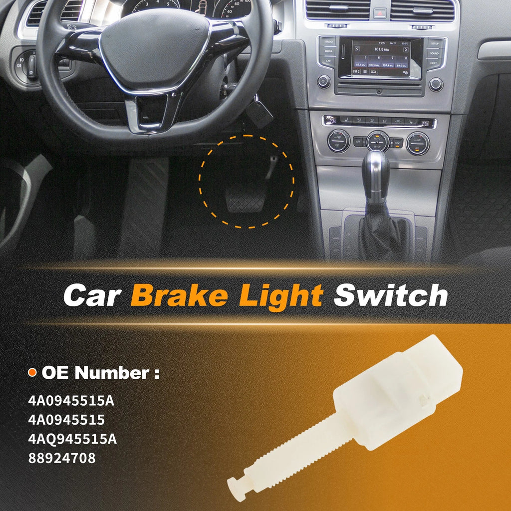 Brake Light Switch for Volkswagen Passat (1998–2001) 4A0945515A