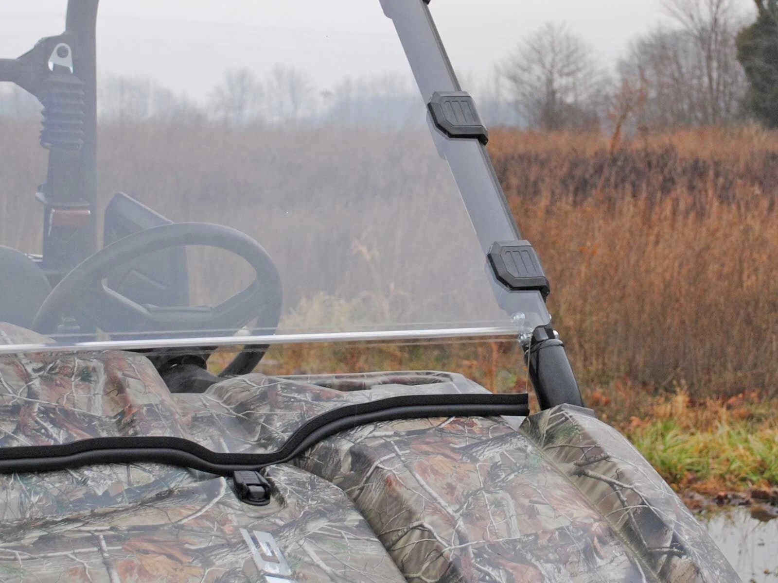 SuperATV Heavy Duty Full Windshield for Yamaha Viking VI (2014–2023)
