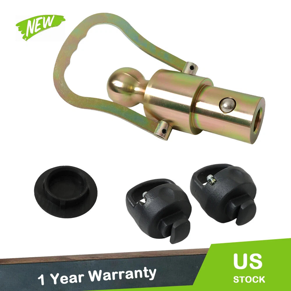 Gooseneck Ball & Safety Chain Kit for Ford GM Nissan Trucks