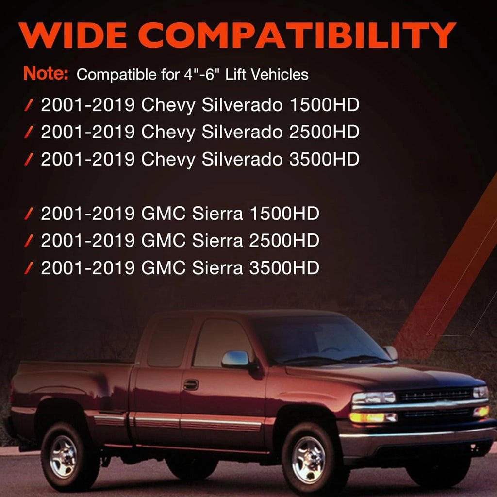 2 Pcs Sway Bar End Links for Chevy GMC 1500HD 2500HD 3500HD (1999–2019) KRSWEL46