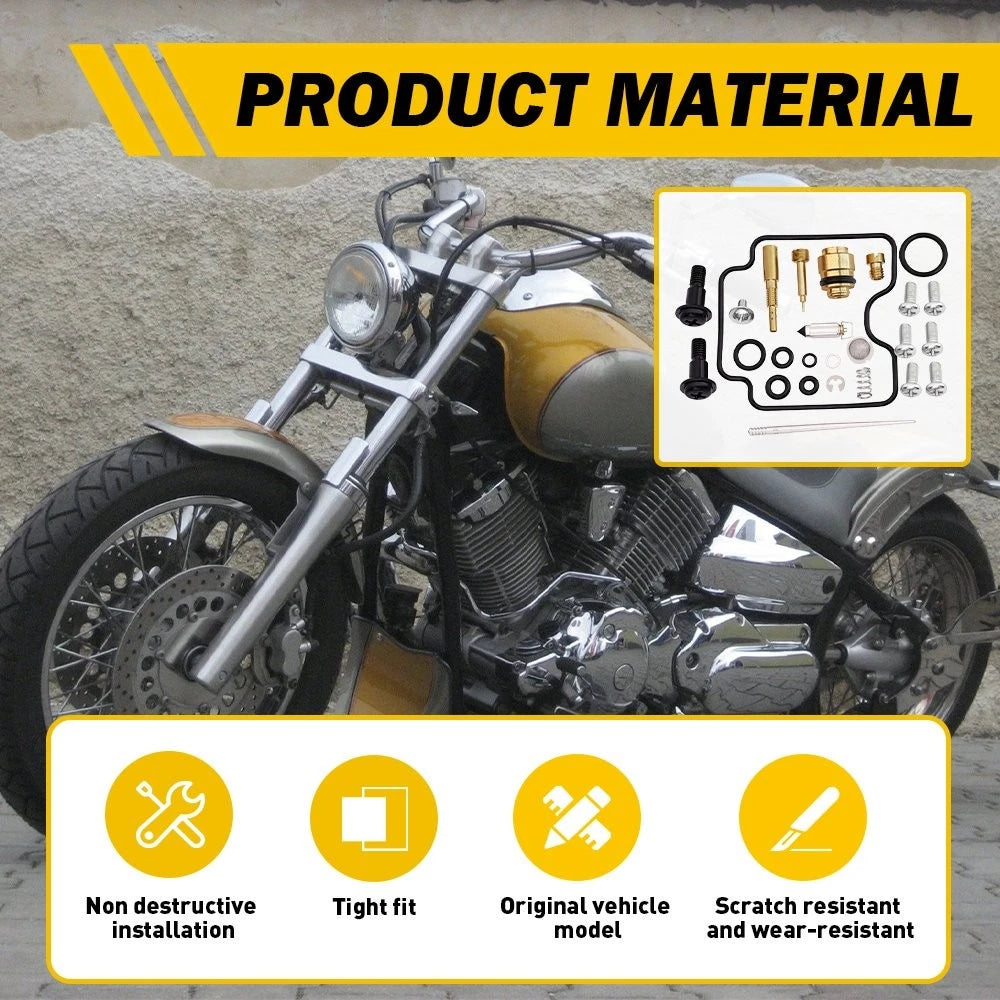 Carburetor Rebuild Kit for Yamaha V-STAR 1100 XVS1100A Classic (2000–2009) EPY