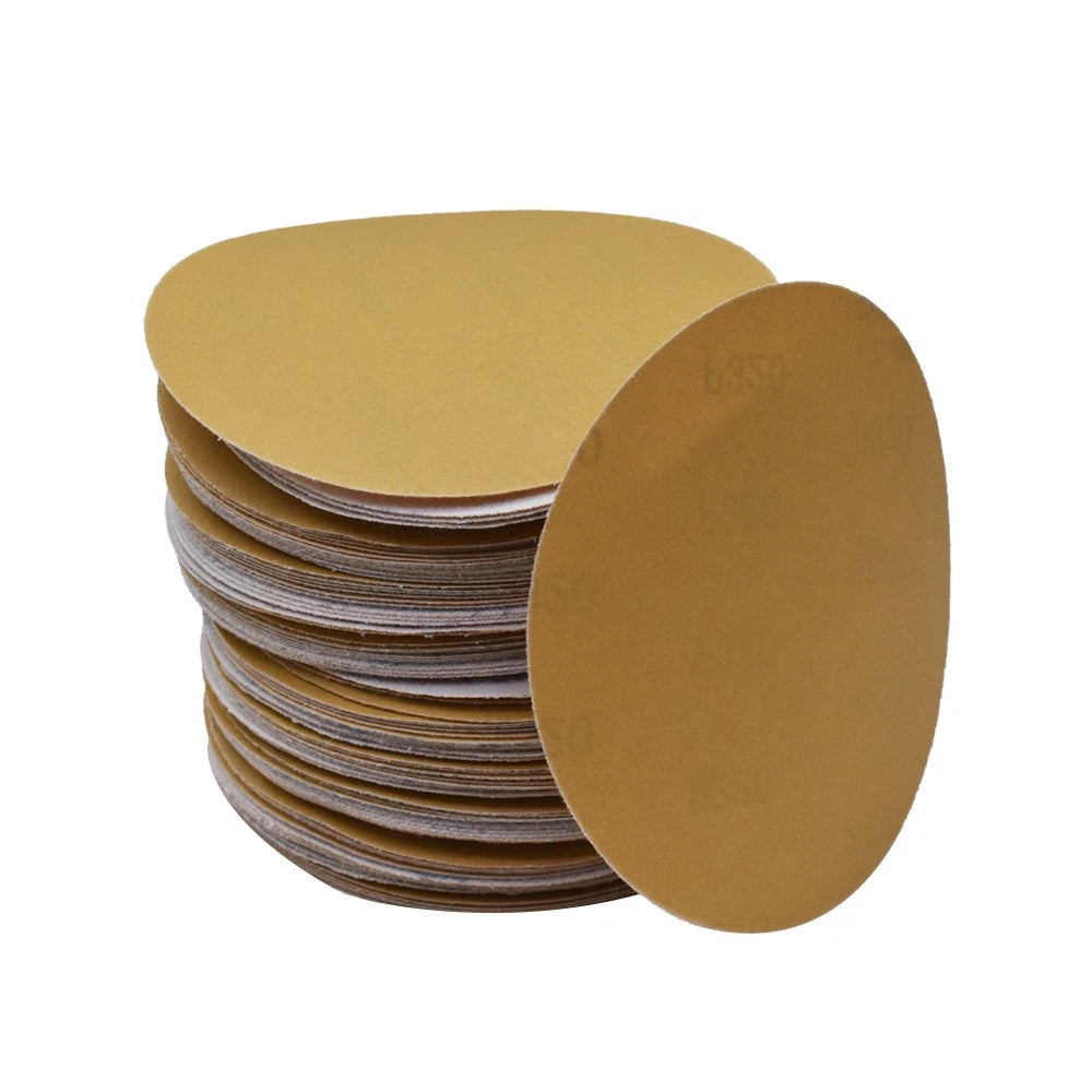 Set of 100 6" 320 Grit Hook and Loop Sanding Discs