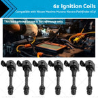 Ignition Coils for Nissan Navara Pathfinder Maxima Murano 2005–2019 6Cyl 3.5/4.0L