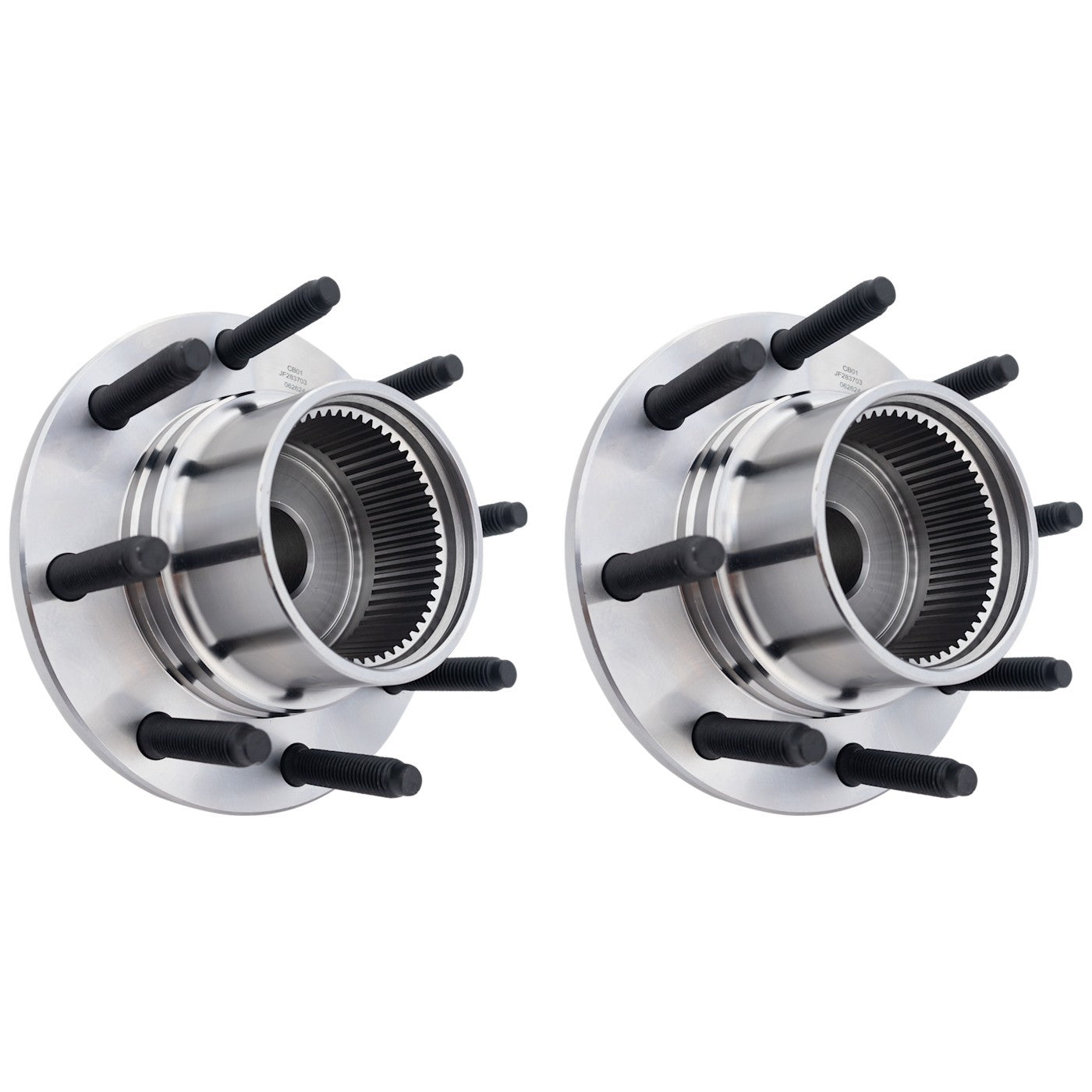 Set of 2 ABS Wheel Hubs for Ford F250 4WD 4X4