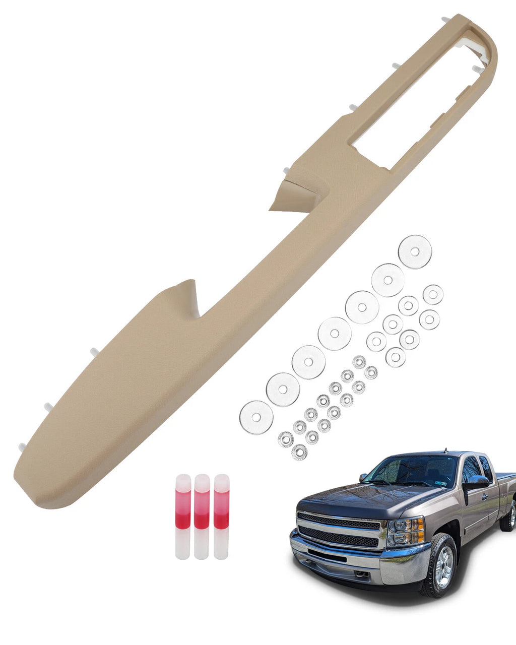 Driver Armrest Repair Set for Chevy Silverado GMC Sierra 1500 2500 3500 (2010–2014)